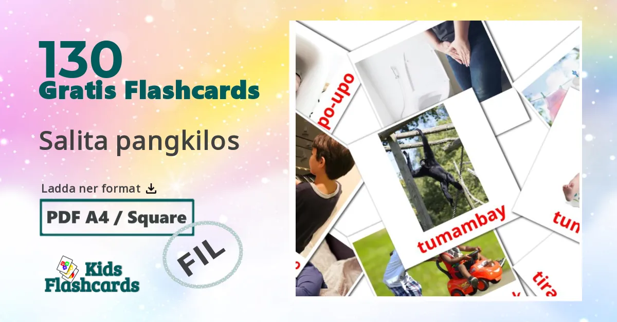 Salita pangkilos filipino ordkort