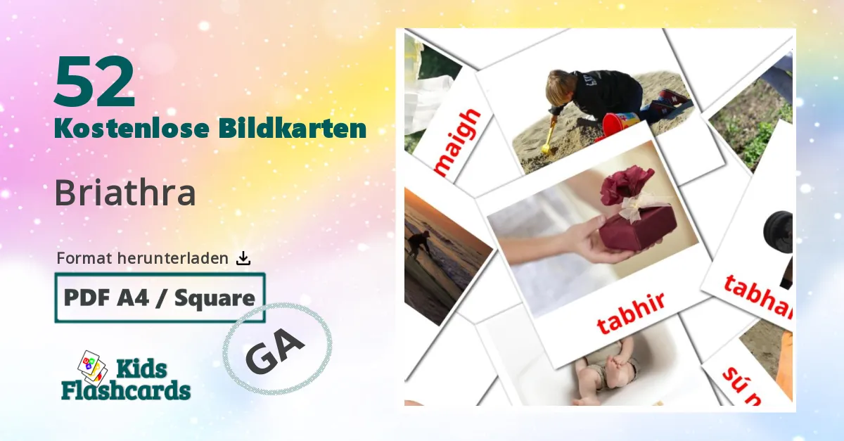 Bildkarten für Schule