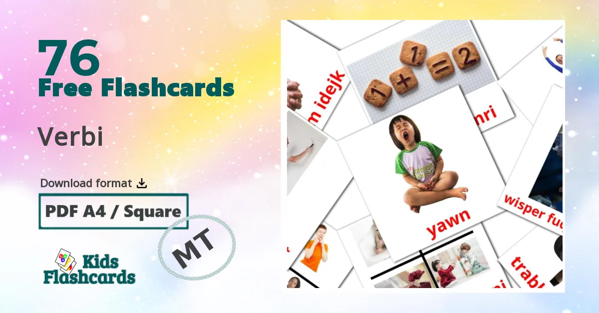 Verbs flashcards