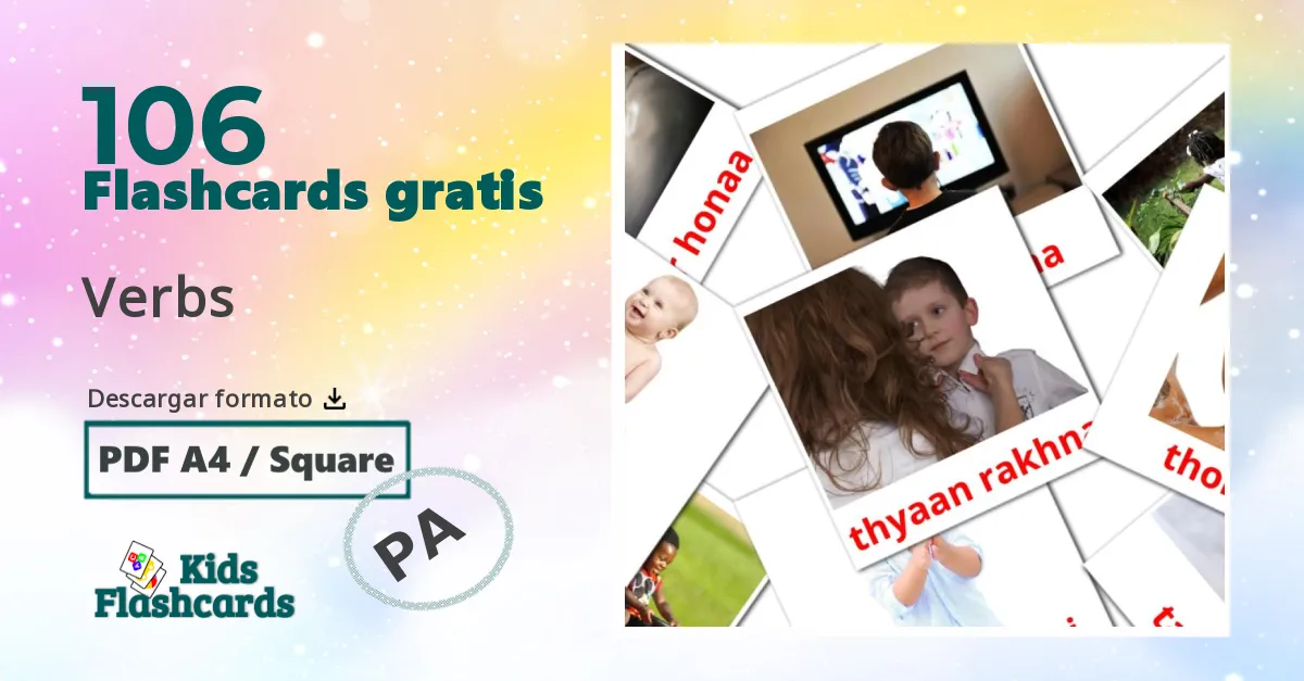 tarjetas didacticas de Colori e forme