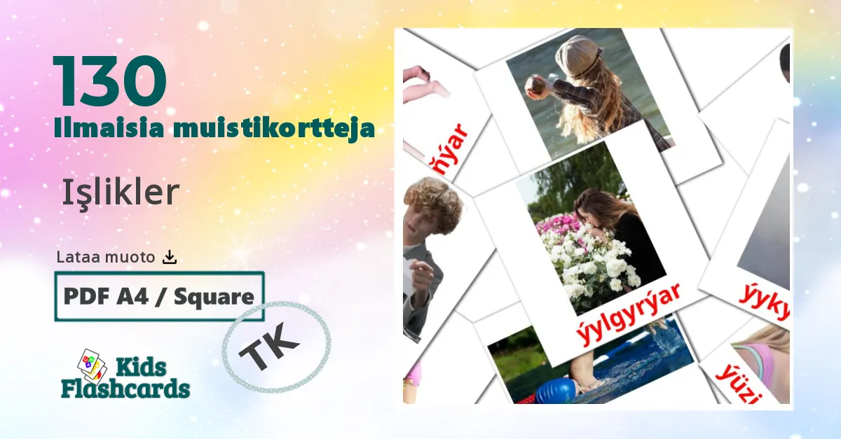 Verbit lasten kuvakortit