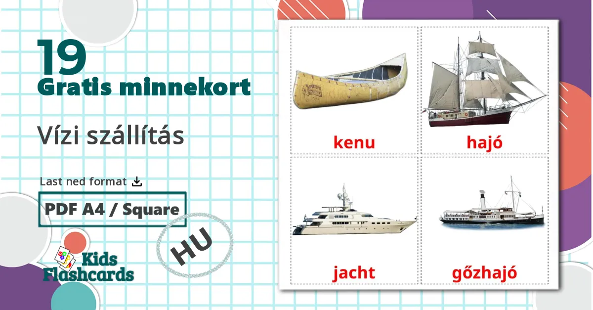 19 Vanntransport bildekort