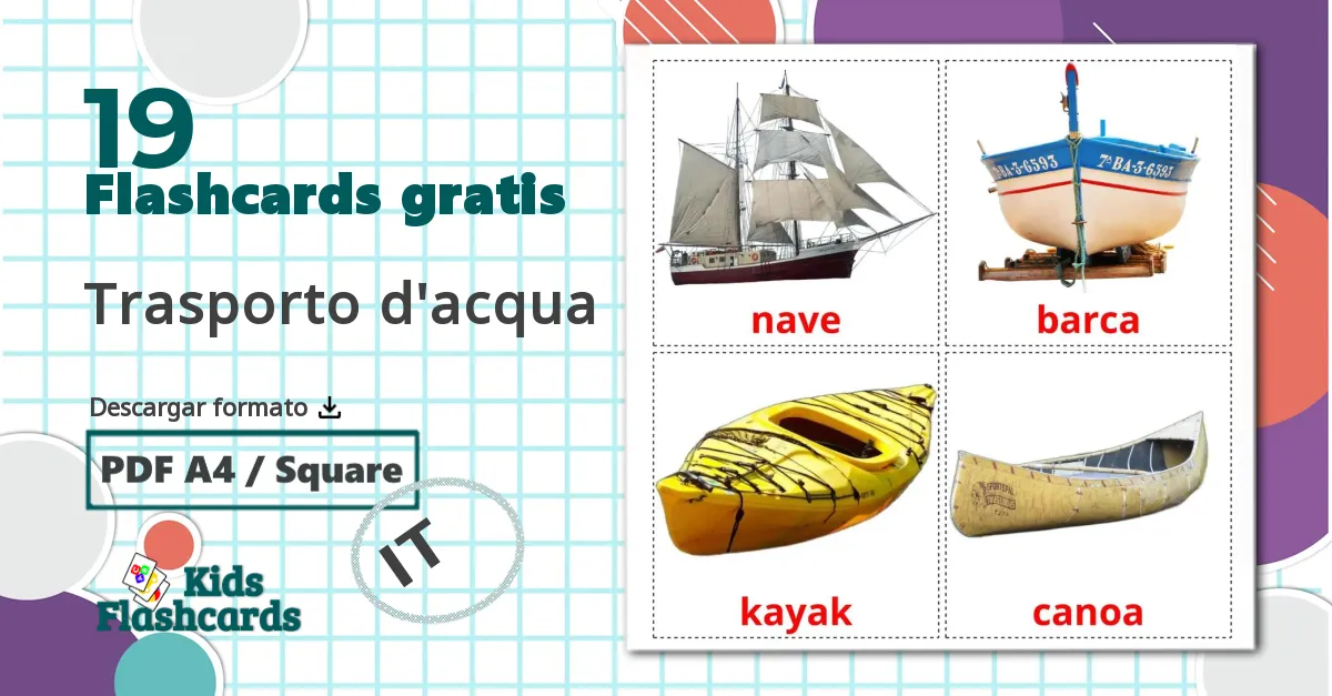 19 Trasporto d'acqua flashcards