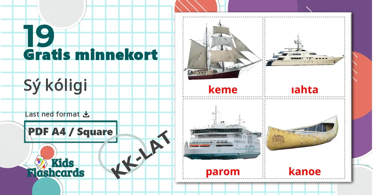 19 Vanntransport bildekort