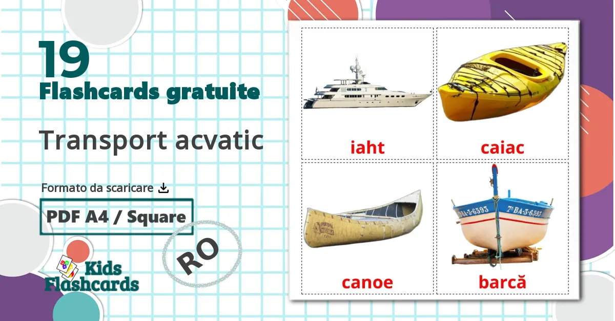 19 flashcards di Transport acvatic