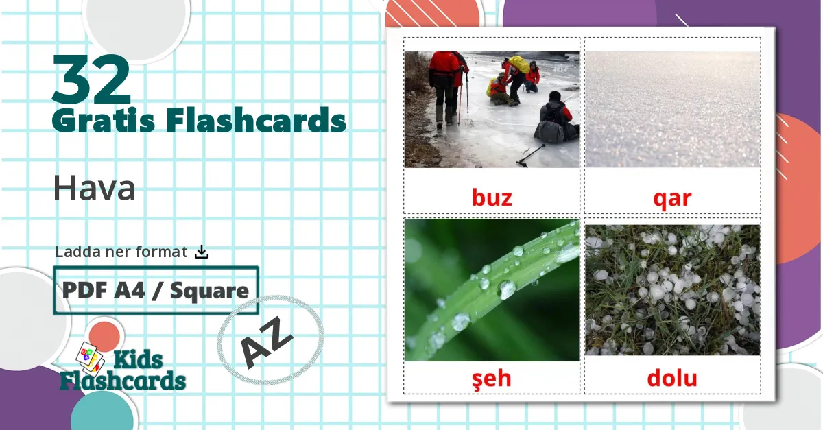 32 Flashcards de Väder