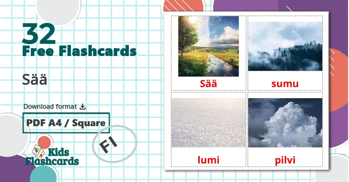 32 Sää flashcards