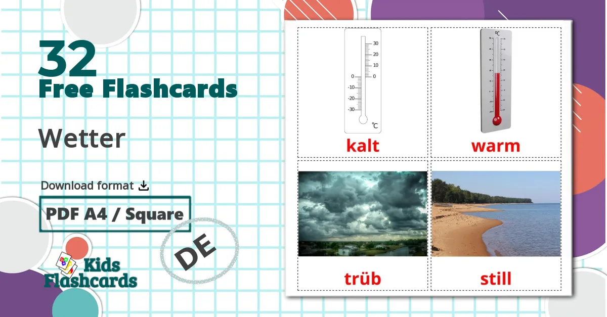 32 Wetter flashcards