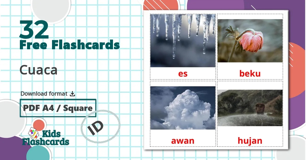 32 Cuaca flashcards