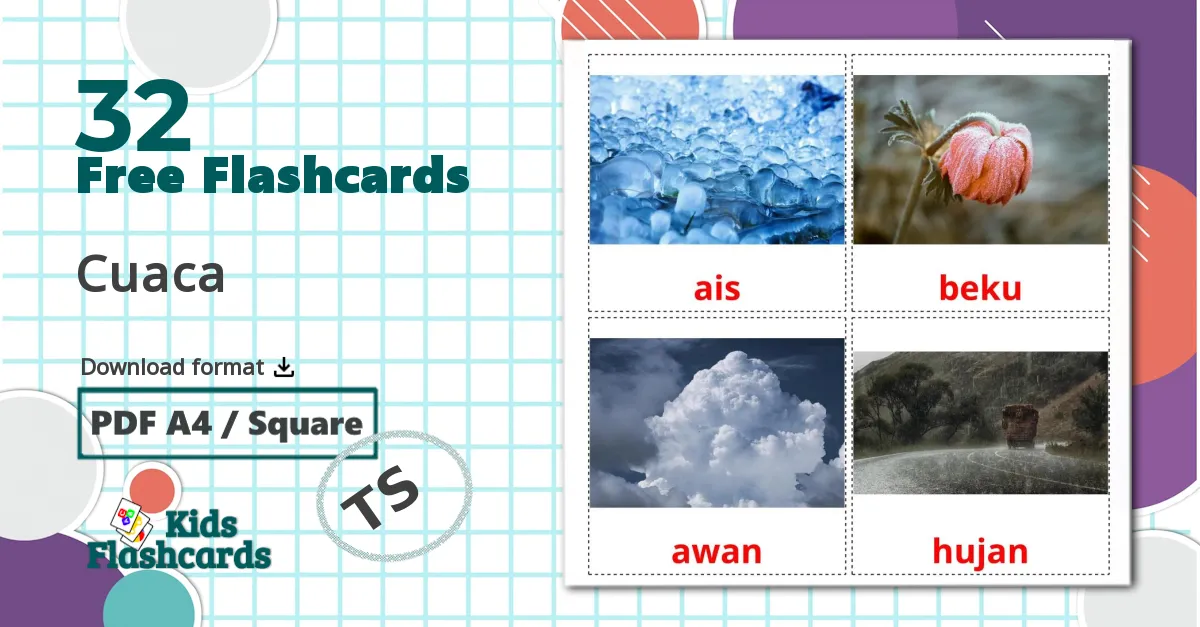 32 Cuaca flashcards