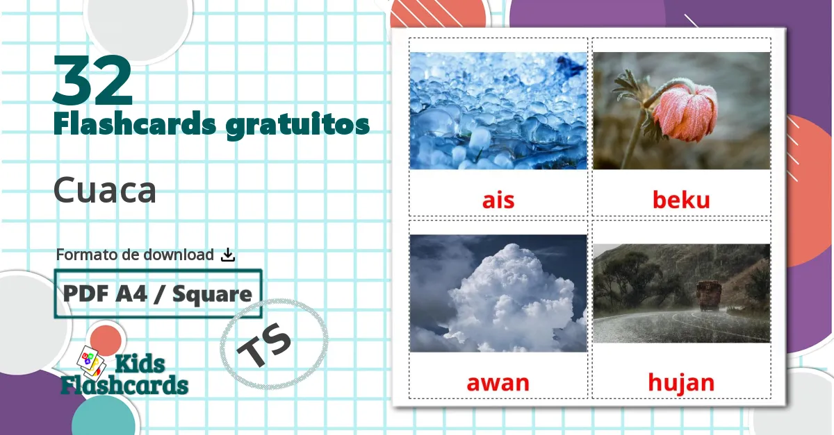 32 Flashcards de Cuaca