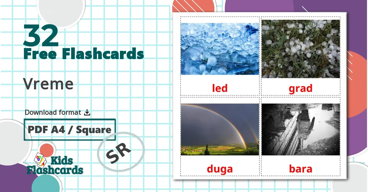 32 Vreme flashcards