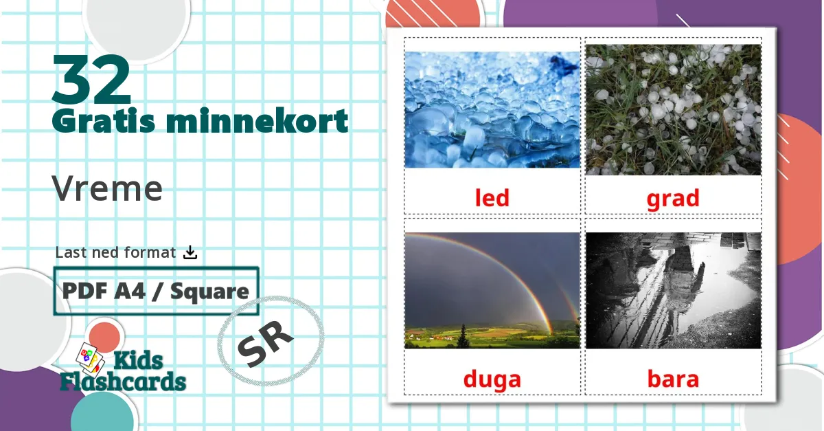 32 Vreme bildekort