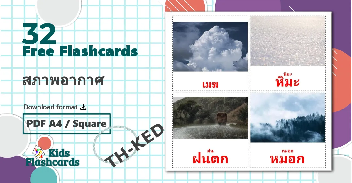 32 สภาพอากาศ flashcards