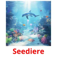 Seediere ansichtkaarten