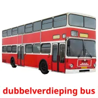 dubbelverdieping bus Tarjetas didacticas