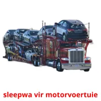 sleepwa vir motorvoertuie Tarjetas didacticas