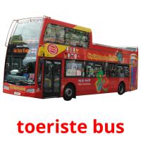 toeriste bus picture flashcards