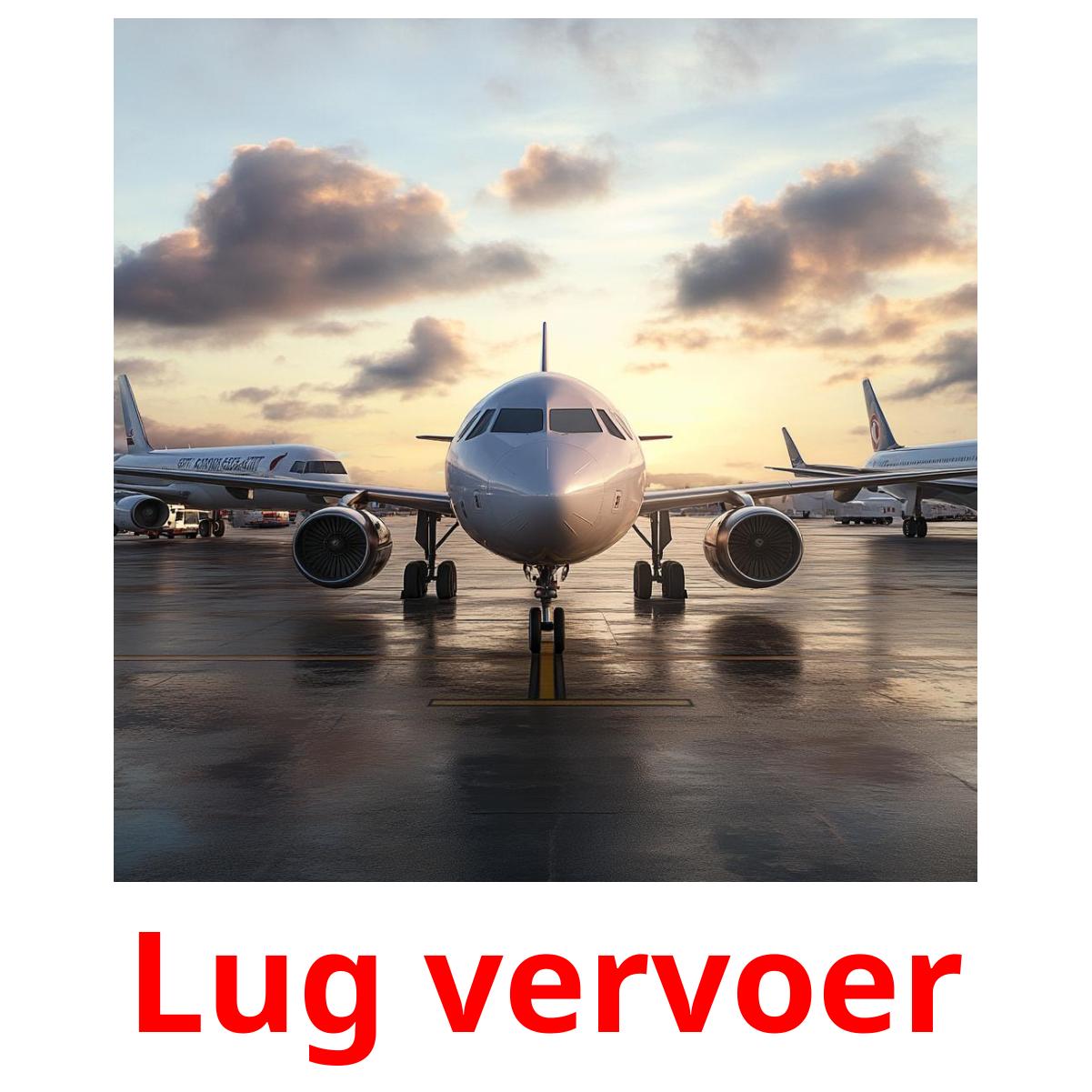 Lug vervoer Tarjetas didacticas