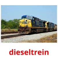 dieseltrein Tarjetas didacticas