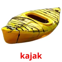 kajak picture flashcards