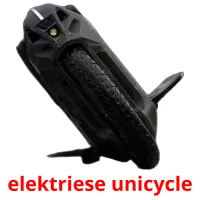 elektriese unicycle Tarjetas didacticas