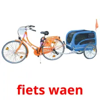 fiets waen Tarjetas didacticas