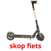 skop fiets Tarjetas didacticas