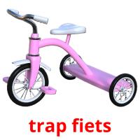 trap fiets picture flashcards