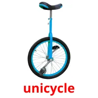 unicycle Tarjetas didacticas