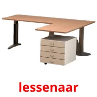 lessenaar ansichtkaarten