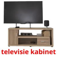 televisie kabinet ansichtkaarten