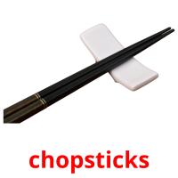 chopsticks Tarjetas didacticas