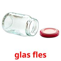 glas fles cartes flash