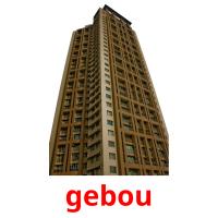 gebou picture flashcards