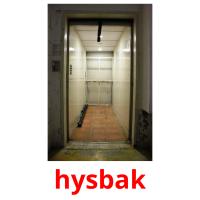 hysbak picture flashcards