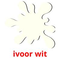 ivoor wit picture flashcards