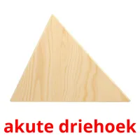 akute driehoek ansichtkaarten