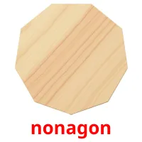 nonagon picture flashcards