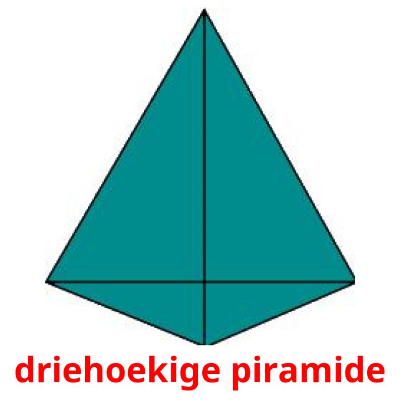 driehoekige piramide picture flashcards