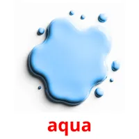 aqua picture flashcards