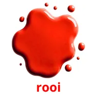 rooi flashcards illustrate