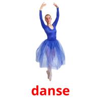 danse picture flashcards