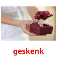 geskenk picture flashcards