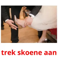 trek skoene aan Bildkarteikarten