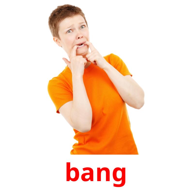 bang picture flashcards