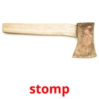 stomp picture flashcards