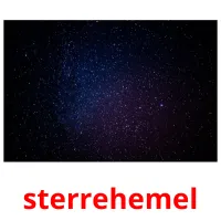 sterrehemel picture flashcards