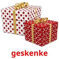 geskenke flashcards illustrate