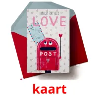 kaart flashcards illustrate